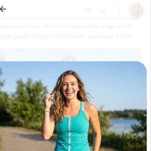 Lululemon Turquoise Spaghetti Strap Tank Top Size M Beautiful